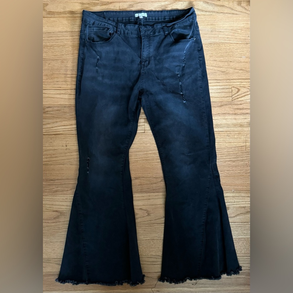 Black Flare Women's Denim Jeans